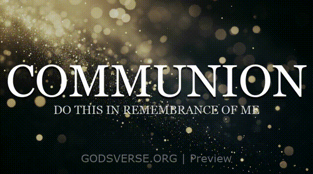 Communion motion background particle worship