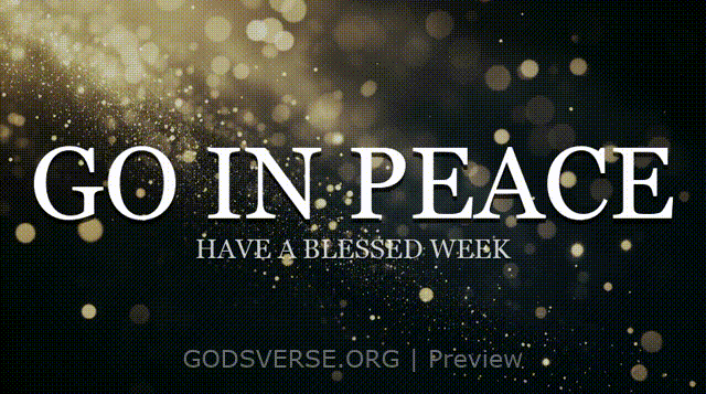 Go In Peace motion background particle worship