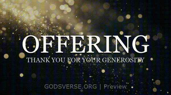 Offering motion background particle worship
