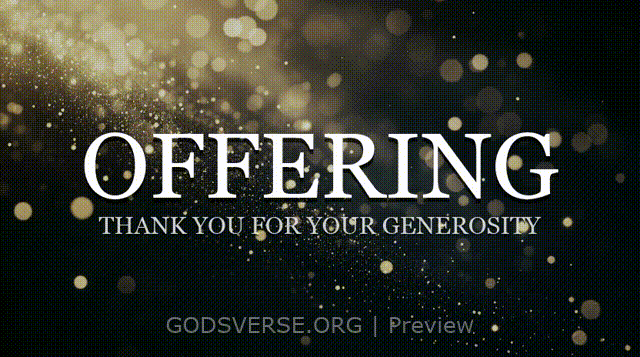 Offering motion background particle worship