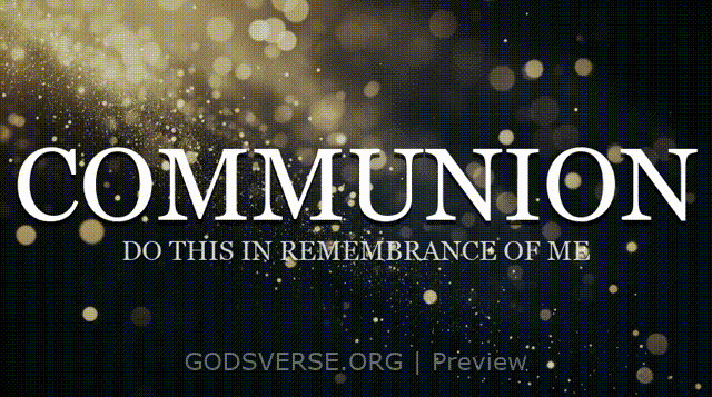 Communion motion background particle worship