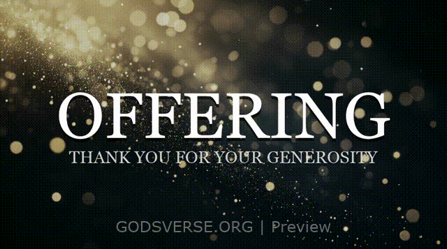 Offering motion background particle worship