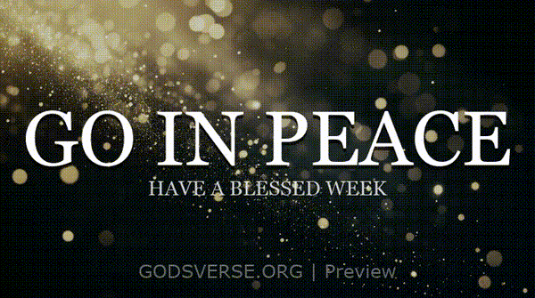 Go In Peace motion background particle worship