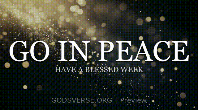 Go In Peace motion background particle worship