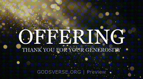 Offering motion background particle worship