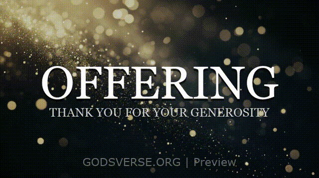 Offering motion background particle worship