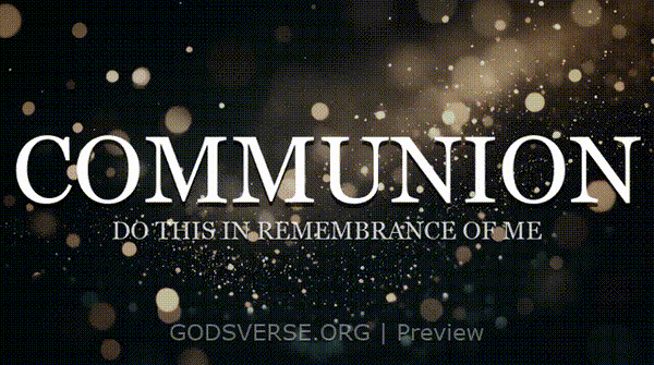 Communion motion background particle worship