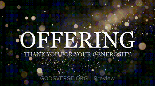 Offering motion background particle worship