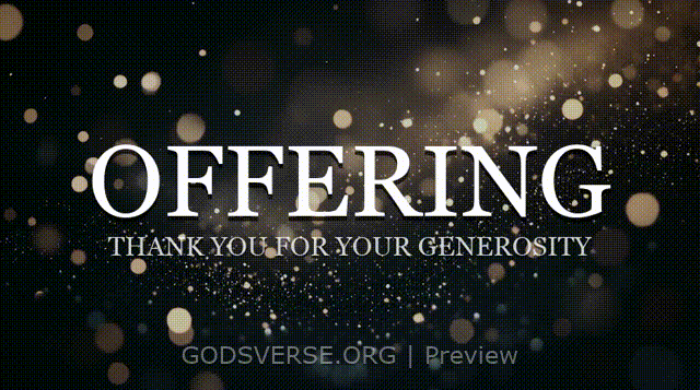 Offering motion background particle worship