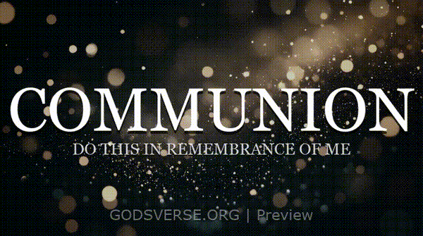 Communion motion background particle worship