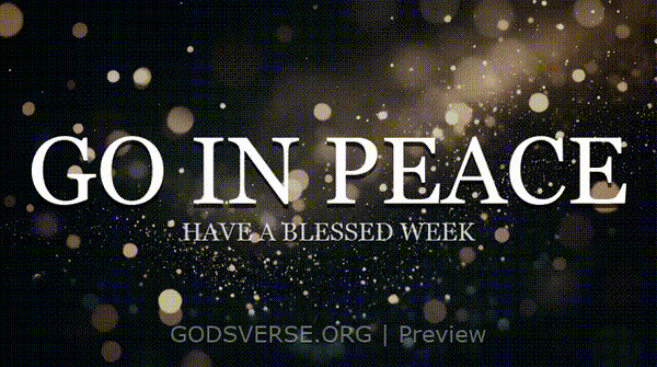 Go In Peace motion background particle worship