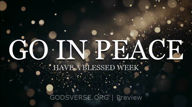 Go In Peace motion background particle worship