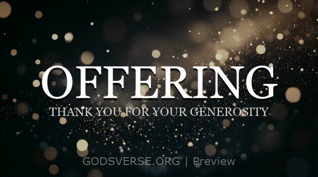 Offering motion background particle worship