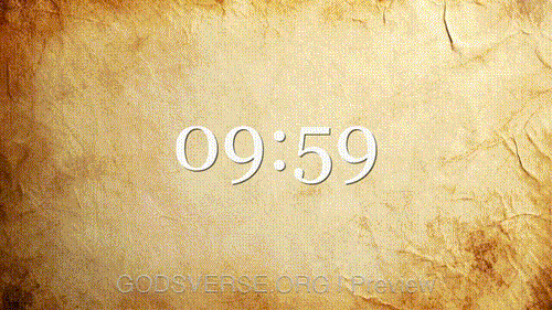 10-minute countdown timer Scripture Scroll
