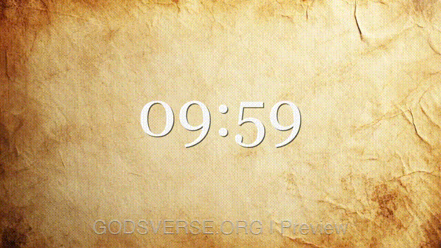 10-minute countdown timer Scripture Scroll