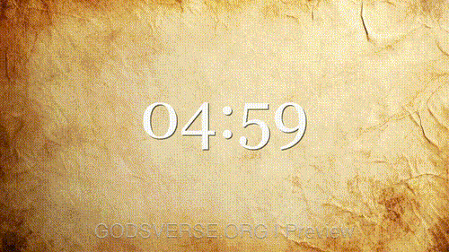 5-minute countdown timer Scripture Scroll