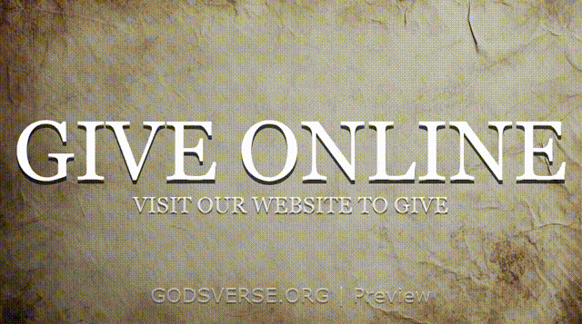 Give Online motion background scripture scroll