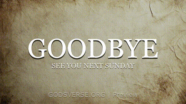 Goodbye motion background scripture scroll