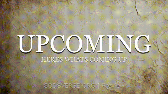 Upcoming motion background scripture scroll