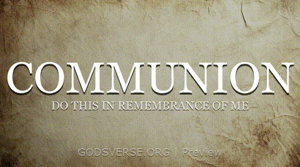 Communion motion background scripture scroll