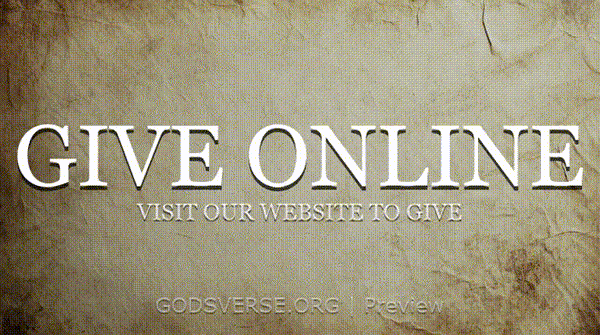 Give Online motion background scripture scroll