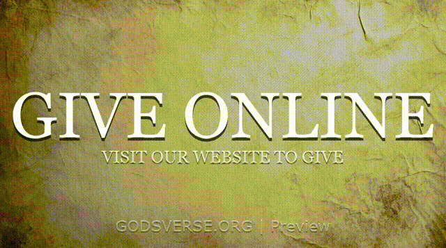 Give Online motion background scripture scroll