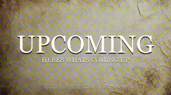 Upcoming motion background scripture scroll