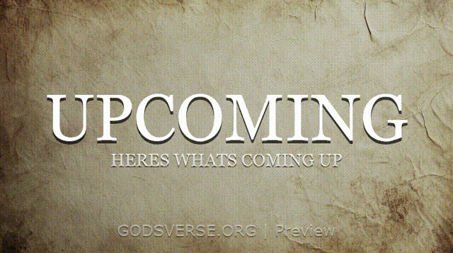 Upcoming motion background scripture scroll