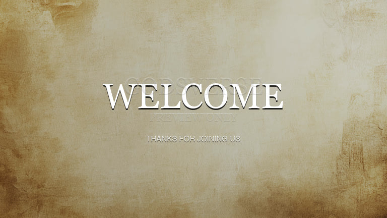 Welcome worship background scripture scroll