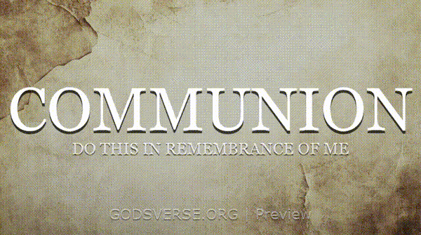 Communion motion background scripture scroll