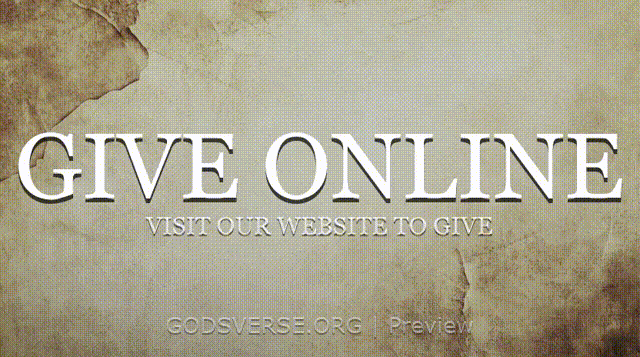 Give Online motion background scripture scroll