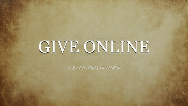 Give Online worship background scripture scroll