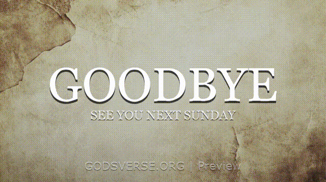Goodbye motion background scripture scroll