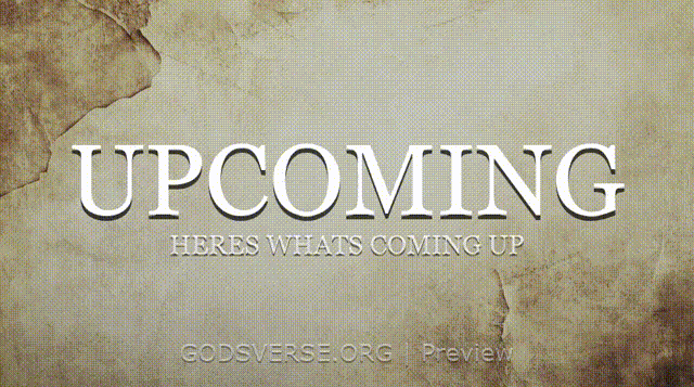 Upcoming motion background scripture scroll