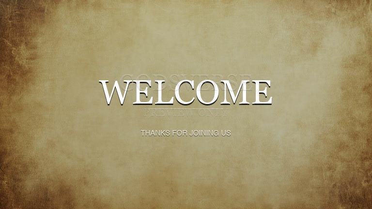 Welcome worship background scripture scroll