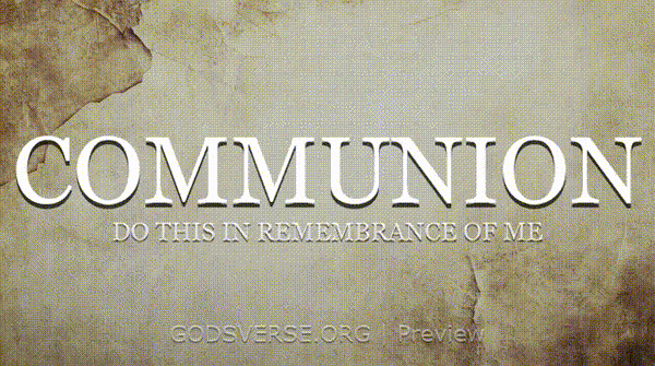 Communion motion background scripture scroll