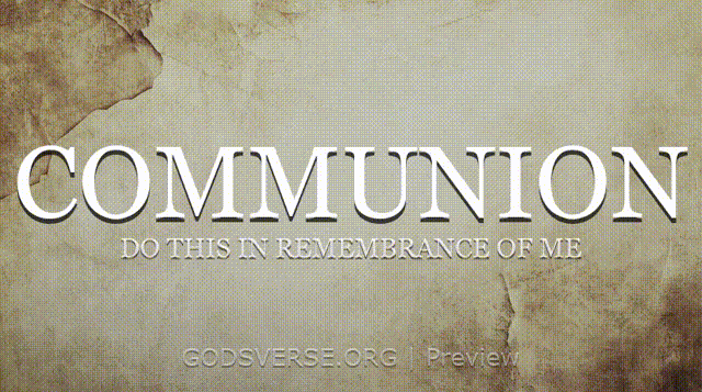 Communion motion background scripture scroll