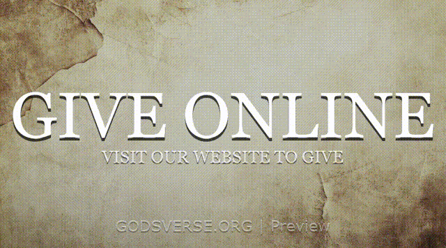 Give Online motion background scripture scroll
