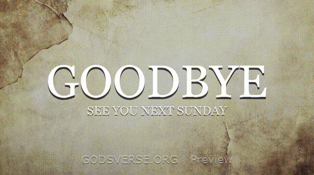 Goodbye motion background scripture scroll