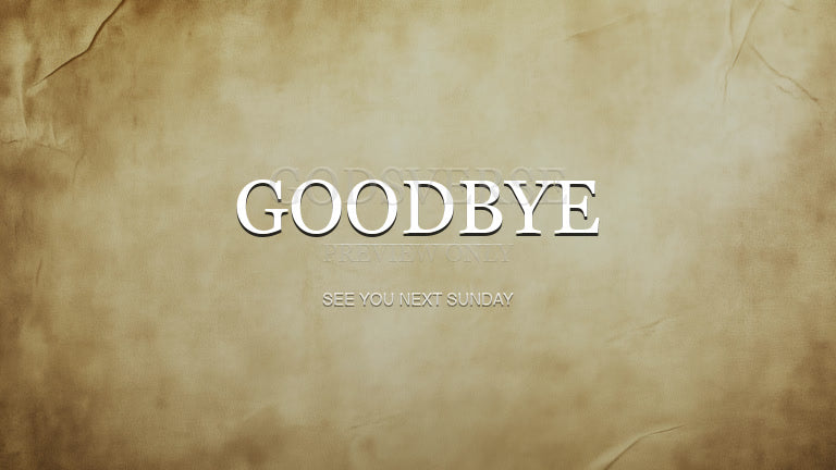 Goodbye worship background scripture scroll