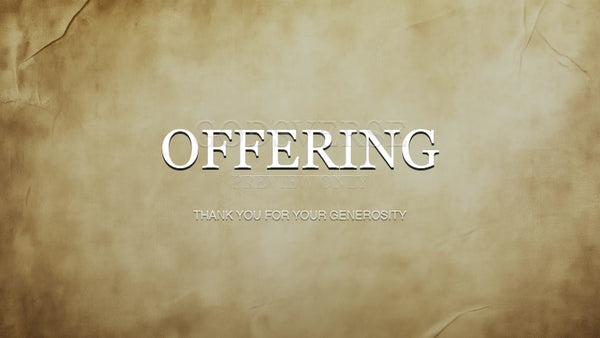 Offering worship background scripture scroll