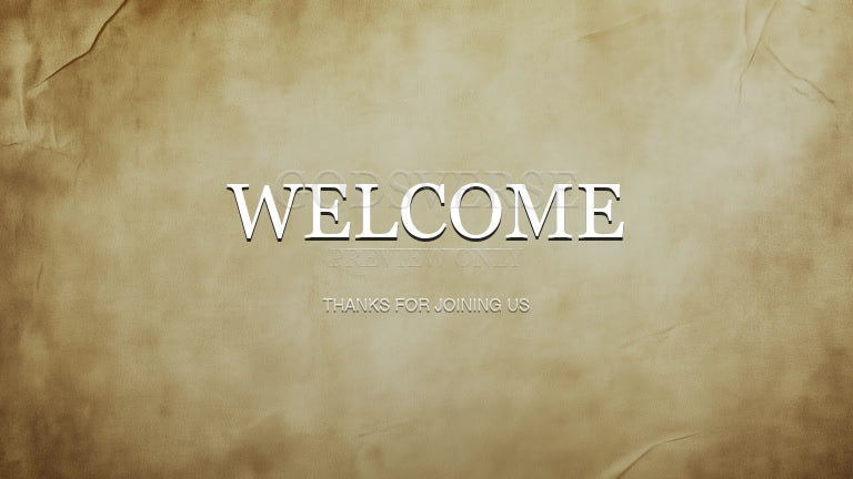 Welcome worship background scripture scroll