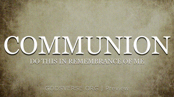 Communion motion background scripture scroll