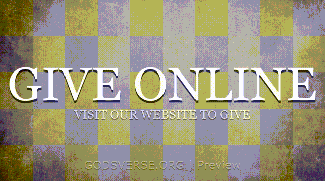 Give Online motion background scripture scroll