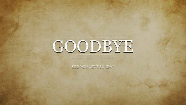 Goodbye worship background scripture scroll