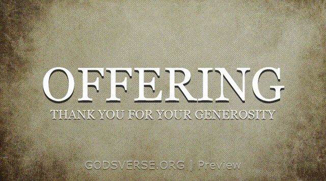 Offering motion background scripture scroll