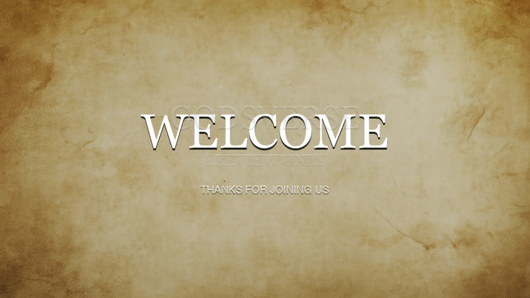 Welcome worship background scripture scroll