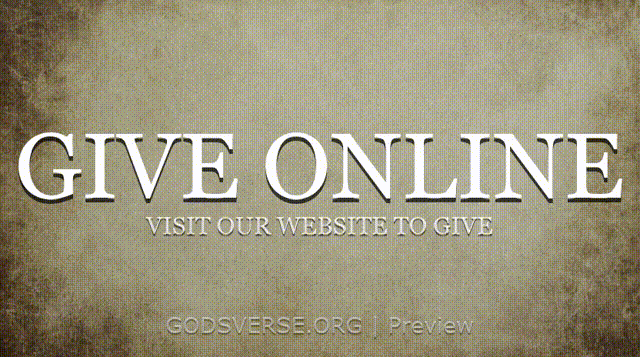 Give Online motion background scripture scroll
