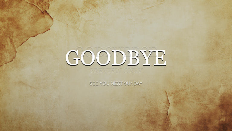 Goodbye worship background scripture scroll
