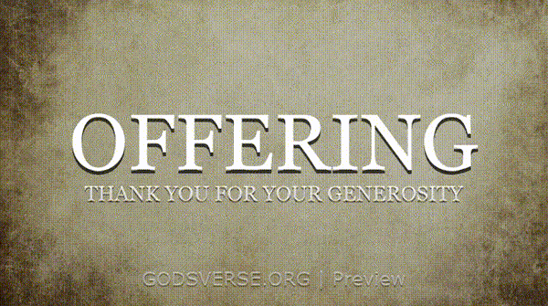 Offering motion background scripture scroll